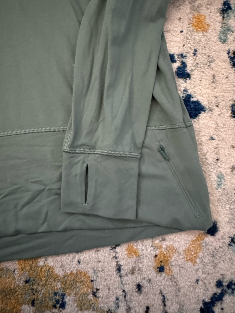 Lululemon Ready to Rulu Pullover - Forest Green - Picture 3 of 7